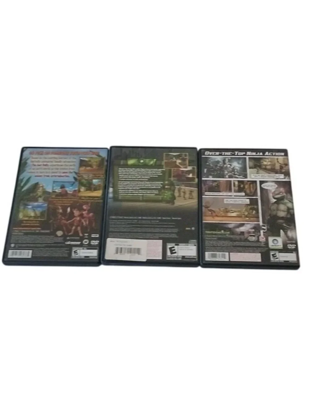PlayStation 2 Games:  Ant Bully, Army Men Soldiers of Misfortune, TMNT, set of 3